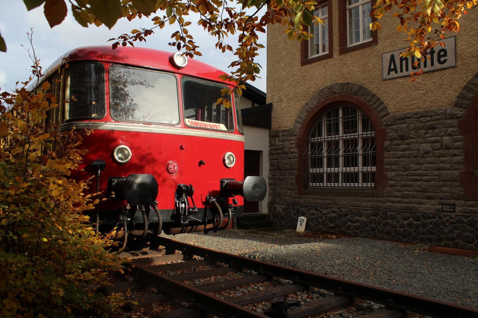 Museumsbahnhof Ahuette Hotel Üxheim Exterior foto